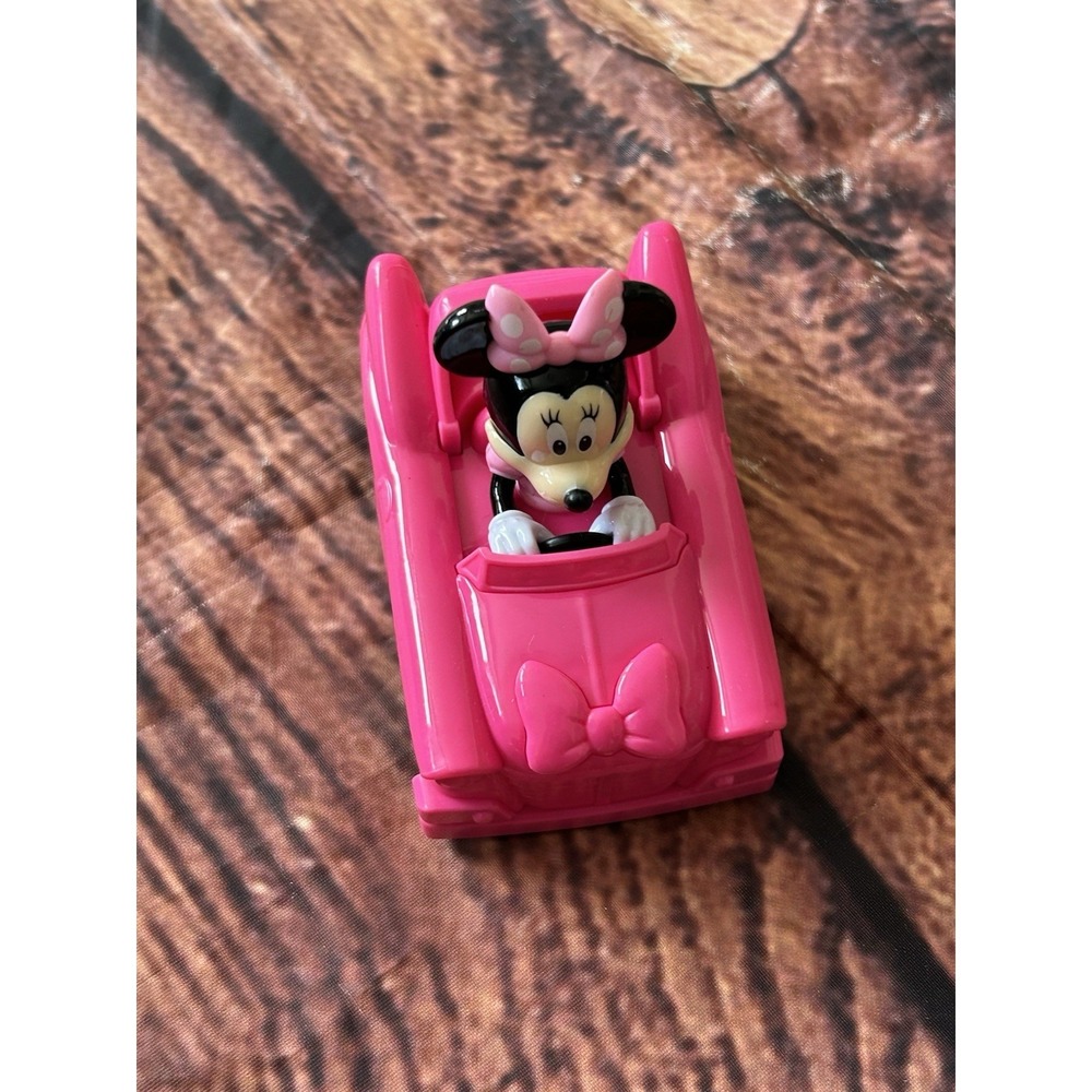 Disney Junior Minnie‎ Mouse Pullback & Go Racer Toy Car 1 Pc
